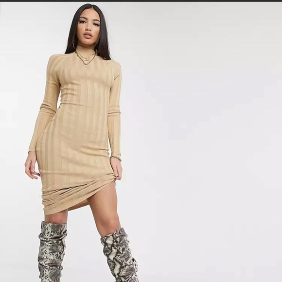 Missguided | Tall Crack The Dress Code High Neck twist Cut Out Back Maxi Dress - Picture 2 of 12